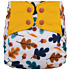 Elf Diaper Acorn and Leaves Print Adjustable Fit Cloth Diaper Cover with Cute and Colorful Butterfly Tabs - C01E07