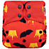 Elf Diaper Crown and King Print Eco-Friendly Waterproof Cloth Diaper Cover with Bright Cartoon Prints and Butterfly Tabs - C01E10