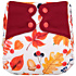 Elf Diaper Autumn Leaves Print Large Capacity Snap Cloth Diaper with Reusable and Sustainable Materials - A01E20