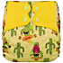 Elf Diaper Mexican Cactus Print Butterfly Tabs Baby Diaper Cover with Bright Colors and Waterproof Design - C01E25
