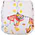 Elf Diaper Farm Animals Print Adjustable Fit Cloth Diaper Cover with Cute and Colorful Butterfly Tabs - C01E27