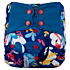 Elf Diaper Parrots Flamingo Toucans Print Adjustable Fit Cloth Diaper Cover with Cute and Colorful Butterfly Tabs - C01H06