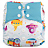 Elf Diaper Cartoon Vehicles Print Bright Cartoon Prints Butterfly Tabs Cloth Diaper Cover for Babies 3-16kg - C01H11