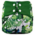Elf Diaper Monstera Print Eco-Friendly Cloth Diaper Cover with Waterproof Butterfly Tabs and Adorable Prints - C01H13