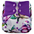 Elf Diaper Watercolor Magnolia Print All-Season Diaper Cover with Butterfly Tabs and Waterproof Outer Layer - C01H15