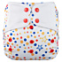 Elf Diaper Watercolor Dot and Star Print Waterproof Butterfly Tabs Baby Diaper Cover with Eco-Friendly Materials - C01H20