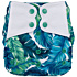 Elf Diaper Banana Leaf Print Butterfly Tabs Baby Diaper Cover with Bright Colors and Waterproof Design - C01H24