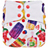 Elf Diaper Popsicle Print All-Season Diaper Cover with Butterfly Tabs and Waterproof Outer Layer - C01H35