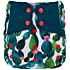 Elf Diaper Watercolor Cactus Print Waterproof Butterfly Tabs Baby Diaper Cover with Eco-Friendly Materials - C01H40