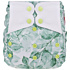 Elf Diaper Light Green Leaves Print Reusable Diaper Cover with Butterfly Tabs and Fun, Colorful Prints - C01H42