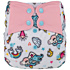Elf Diaper Cartoon Unicorn Print Bright Cartoon Prints Butterfly Tabs Cloth Diaper Cover for Babies 3-16kg - C01H51