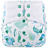 Elf Diaper Gouache Marine Life Print Reusable and Sustainable Diaper Cover with Waterproof Outer Layer - C01H57
