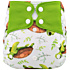 Elf Diaper watercolor Sea Turtle Print Reusable Diaper Cover with Butterfly Tabs and Fun, Colorful Prints - C01H72