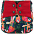 Elf Diaper Macaw Print Eco-Friendly Waterproof Cloth Diaper Cover with Bright Cartoon Prints and Butterfly Tabs - C01H79