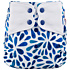 Elf Diaper Blue Water Drop Print Bright Cartoon Prints Butterfly Tabs Cloth Diaper Cover for Babies 3-16kg - C01H81