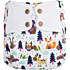 Elf Diaper Owl, Bat and Deer Print All-in-One Cloth Diaper with Stretchy Tabs and Design - A02Y30