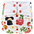 Elf Diaper Alice in Wonderland Print Multi-uses Butterfly Style AIO Pocket Cloth Diaper with 2 Sewed-in Absorption Layers - A02Y75