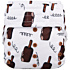 Elf Diaper Chocolate Popsicle Print Sustainable Diaper Cover with Hook and Loop Closure and Waterproof Outer Layer - C02E19