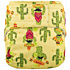 Elf Diaper Mexican Cactus Print Adjustable Fit Diaper Cover with Hook and Loop Closure and Waterproof Layer - C02E25