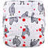 Elf Diaper Cartoon Hen Print Reusable and Stay Dry Hook and Loop Baby Pocket Diaper for Infants and Toddlers - S02E31