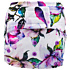 Elf Diaper Watercolor Magnolia Print Eco-Friendly and Reusable Diaper Cover with Hook and Loop Closure - C02H15