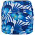 Elf Diaper Blue Hibiscus Print Waterproof and Reusable Hook and Loop Baby Pocket Diaper for 0-3 Year Olds - S02H28