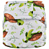 Elf Diaper watercolor Sea Turtle Print Reusable and Eco-Friendly Hook and Loop Baby Pocket Diaper for Large Size - S02H72