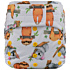 Elf Diaper Sloth & Koala Pattern Waterproof and Reusable Hook and Loop Baby Pocket Diaper for 0-3 Year Olds - S02H73