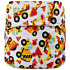 Elf Diaper Engineering Vehicle Print Large Size and Eco-Friendly Hook and Loop Baby Pocket Diaper with Stay Dry Inner - S02H74