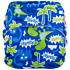 Elf Diaper Blue Dinosaur Print Waterproof Hook and Loop Cloth Diaper Cover with Eco-Friendly Materials - C02Y60