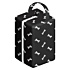 Bones Print Diaper Pod Hanging Bag with Double Layer Storage and Waterproof Design - DP01E04