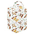 Sloth and Lion Print Double Layer Diaper Storage Pod with Large Capacity and Soft Material - DP01E30