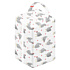 Cartoon Hen Print Waterproof Diaper Pod Storage Bag with Stroller and Hanging Capability - DP01E31