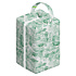 Light Green Leaves Print Stroller Diaper Pod Bag with Hanging Capability for Easy Access - DP01H42