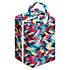 Quads Print Double Layer Diaper Storage Pod with Large Capacity and Soft Material - DP01H44