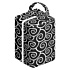 Black Wave Print Diaper Pod Hanging Bag with Large Capacity and Easy Access Design - DP01H46