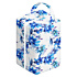 Blue Flowers Print Large Capacity Diaper Pod Hanging Bag with Durable and Soft Material - DP01H64