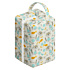 Cat and Fish Print Double Layer Diaper Pod Storage Bag with Waterproof and Soft Material - DP01Y67