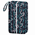 Dark Wave Print Waterproof and Portable Diaper and Cosmetic Bag with Hanging Loop - DP02H53
