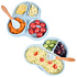Wholesale Multifunctional Silicone Dinner Plate For Children 2 Pieces / Set