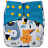 Lichtbaby Cartoon Dinosaur Large Size AIO Baby Pocket Diaper with Waterproof and Reusable Design - LA03H02