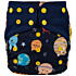 Lichtbaby Cartoon Planet Dual Microfiber Layers AIO Baby Pocket Diaper for Comfort and Absorbency - LA03H03