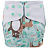 Lichtbaby LightCyan Animal Reusable and Waterproof Baby Pocket Diaper for Infants and Toddlers - LA03H09