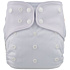 Lichtbaby White Waterproof and Eco-Friendly AIO Baby Pocket Diaper for Infants and Toddlers with Dual Microfiber Layers - LA03P06