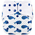 Lichtbaby Polka Dot Whale Dual Microfiber Layers Baby Pocket Diaper for Comfort and Absorbency - LA03Y62