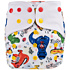 Lichtbaby Cartoon Skateboard Dinosaur Eco-Friendly and Reusable AIO Baby Pocket Diaper with Dual Microfiber Layers - LA03Y82