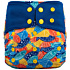 Lichtbaby Doodle Little Fish Waterproof and Large Size Baby Pocket Diaper for Infants and Toddlers - LS03Y66