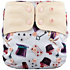 Lichtbaby Rabbit and Cards Reusable and Waterproof Baby Pocket Diaper for Infants and Toddlers - LS03Y69