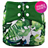 Elf Diaper Monstera Print Large Size Butterfly Tabs Pocket Diaper for Babies 4-17kg - S04H13
