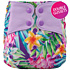 Elf Diaper Watercolor Pineapple Print Waterproof Butterfly Tabs Baby Pocket Diaper for Leak-Free Nights - S04H41